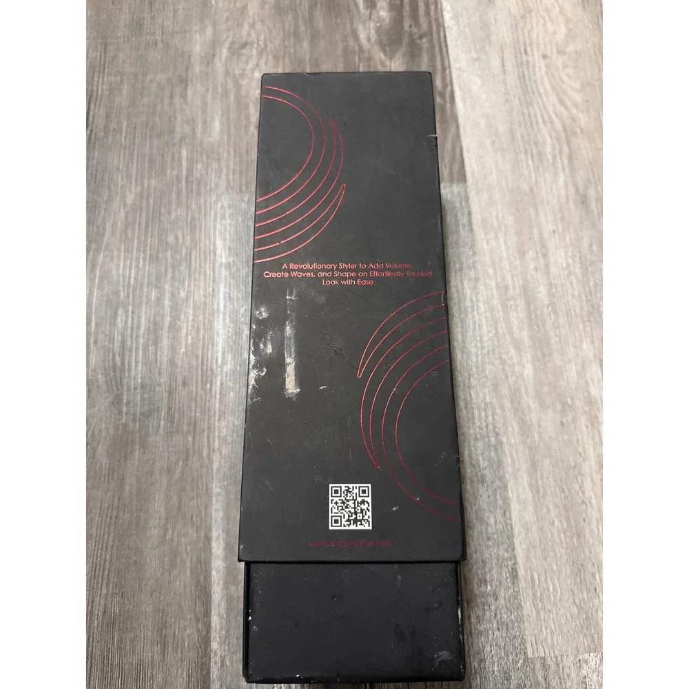 Cirrus Curly and Ripply Hair Styler 3 Interchangeable Waver Heads Black USED